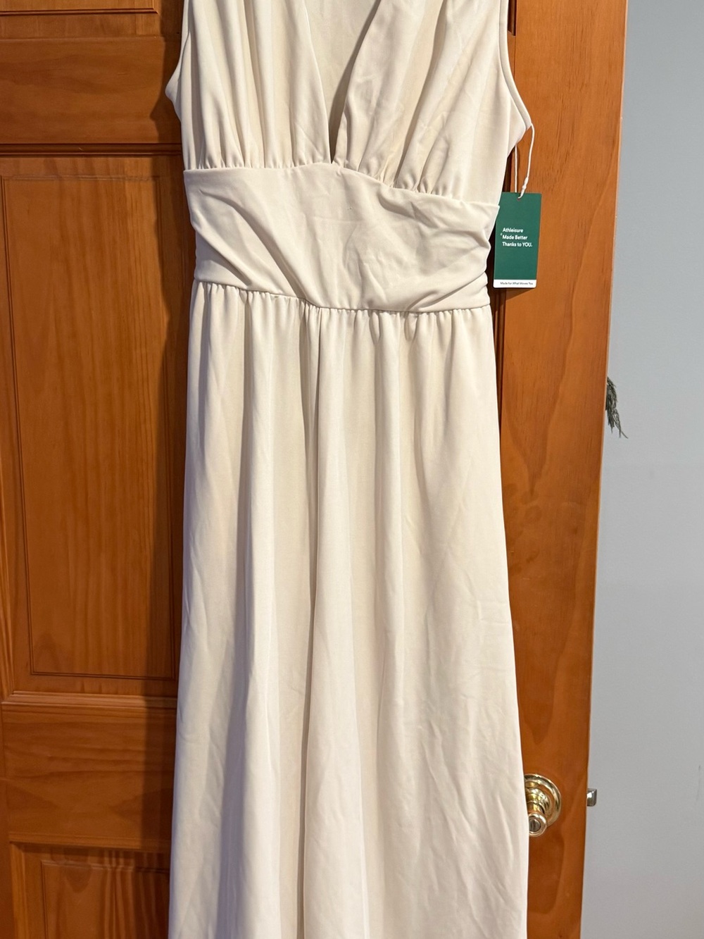 Halara Cream Sleeveless jumpsuit Size Medium regular